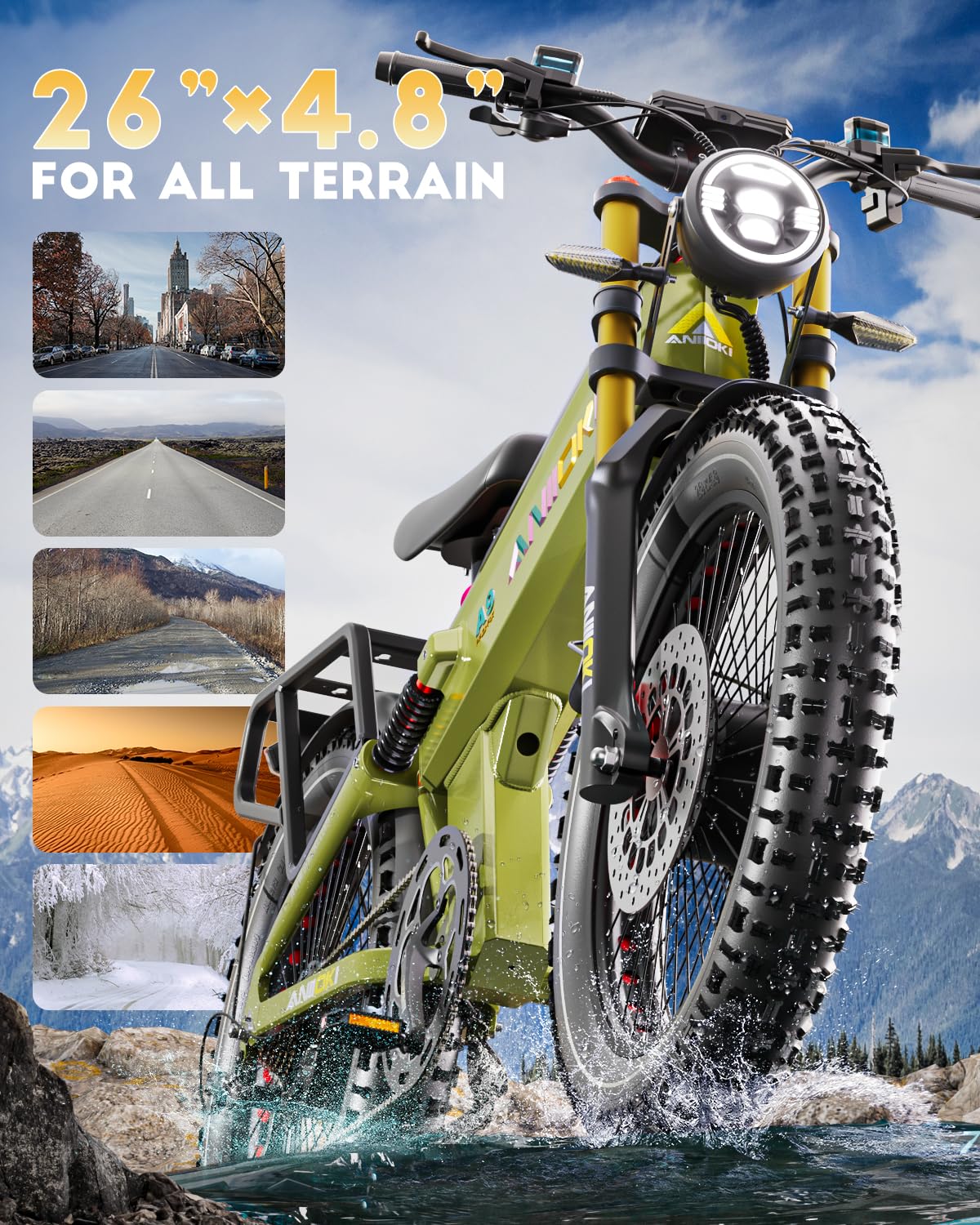 Aniioki A9 Pro Max Electric Bike 6000W Canada