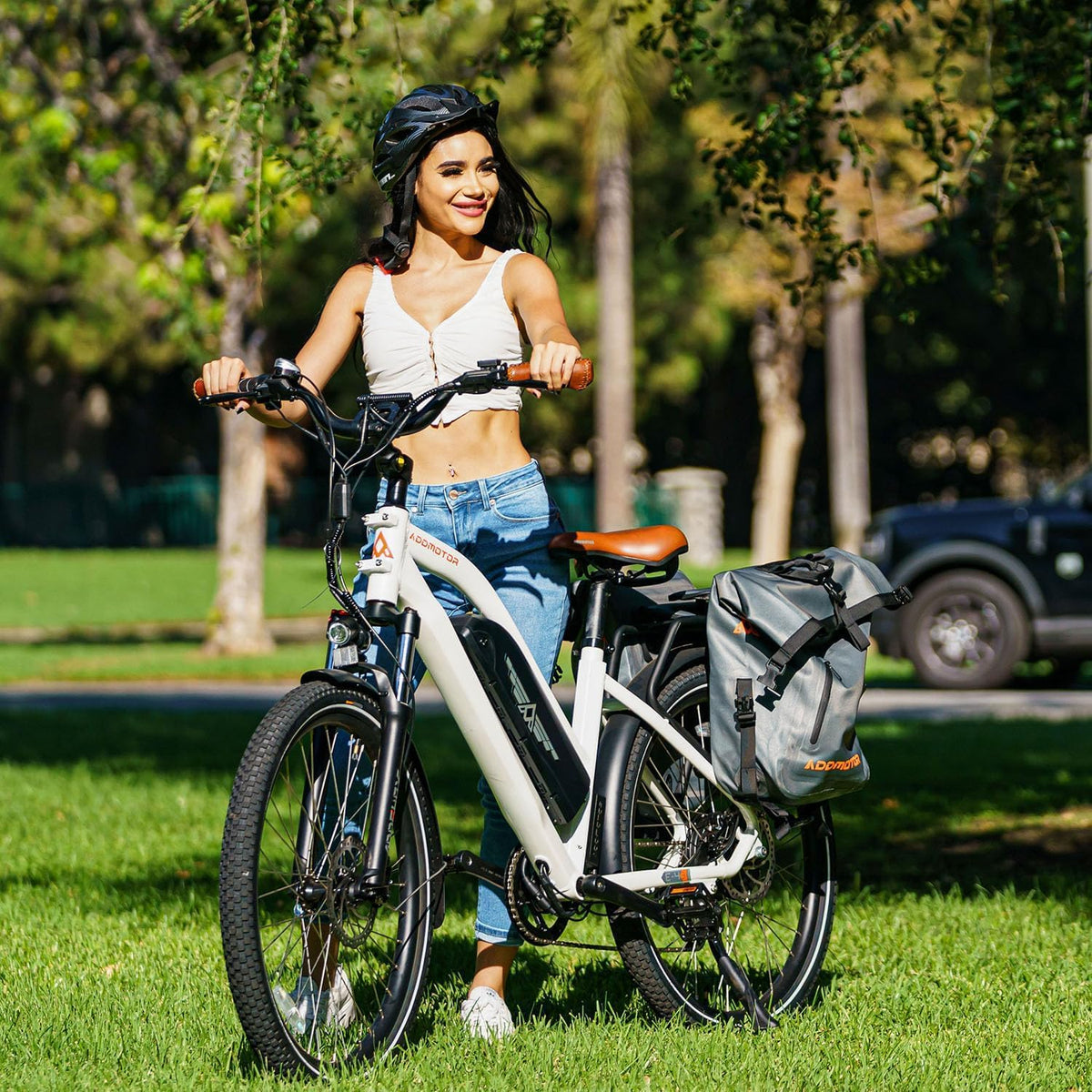 Addmotor CityPro E-43 Step-Thru Electric Commuter Bike – 500W Motor, 48V Battery, Long-Range E-Bike for Canadian Riders