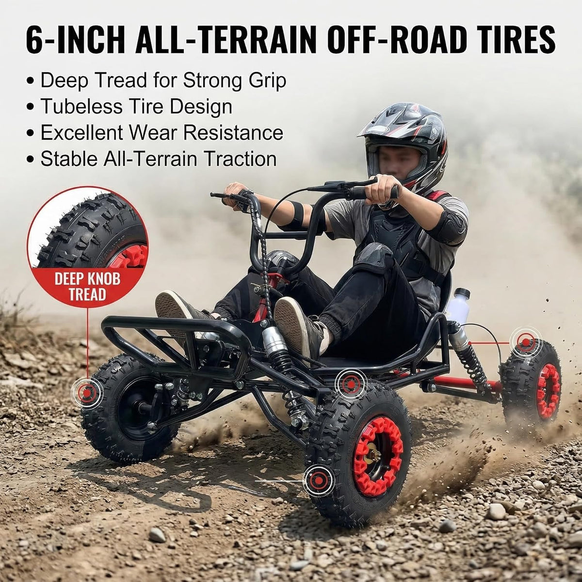 Zyliathor 63cc gas go-kart Canada private-property riding view
