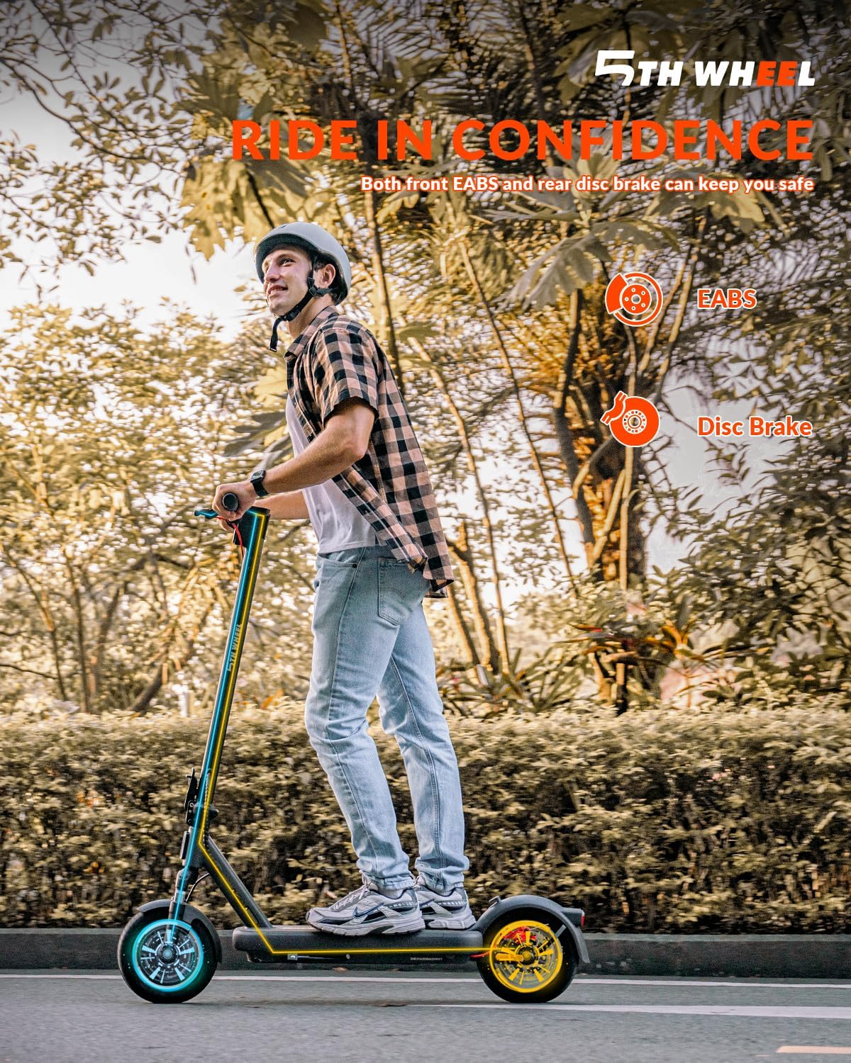 5TH WHEEL V40 Pro electric scooter front profile Canada