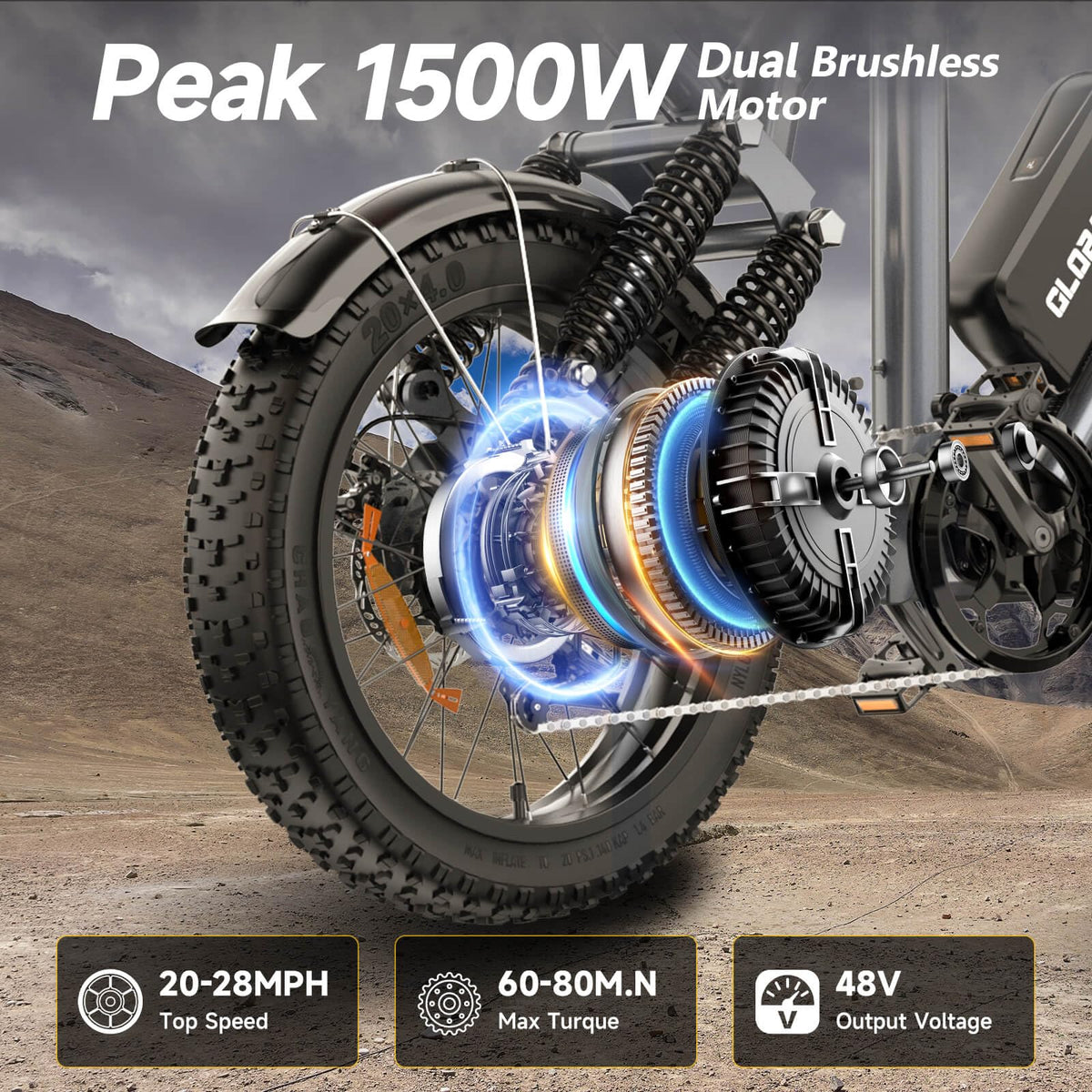 HiKeep K6 1500W Fat Tire Electric Bike Canada