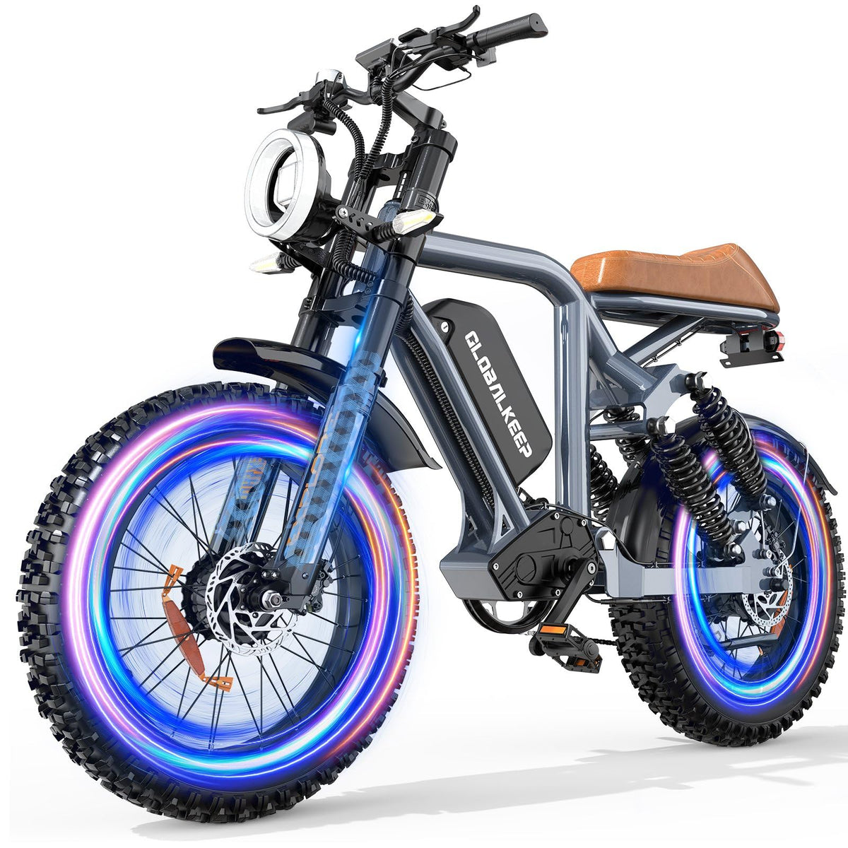 GLOBALKEEP 750W Fat Tire Electric Bike 48V 15Ah Canada