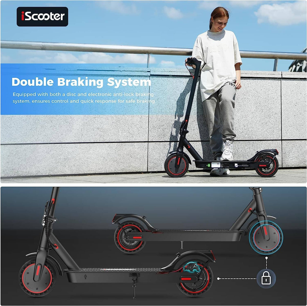 iSinwheel i9 Commuting Electric Scooter - Street Rides