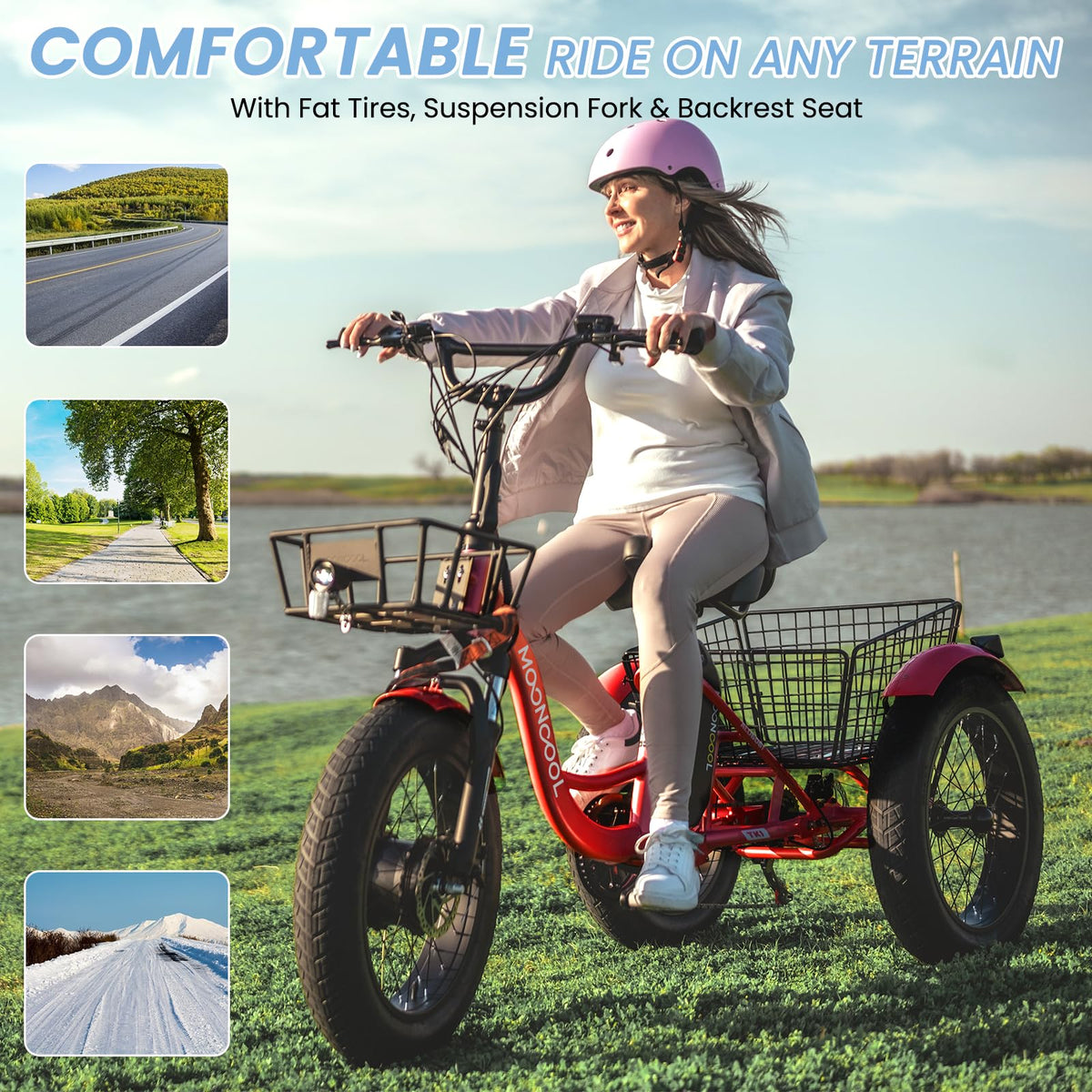 Mooncool Electric Tricycle - Best in Canada 2025