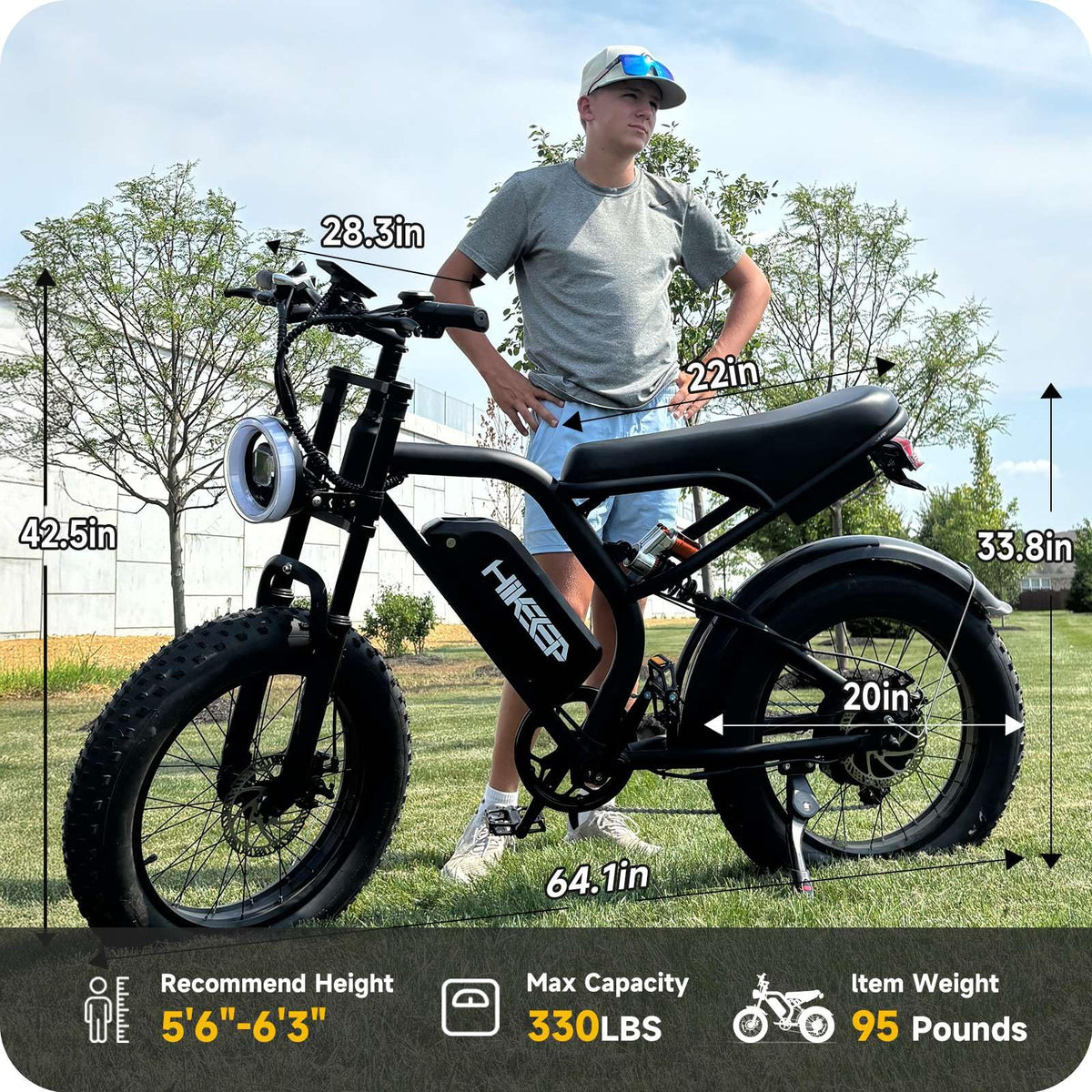 HiKeep K6 1500W Fat Tire Electric Bike Canada