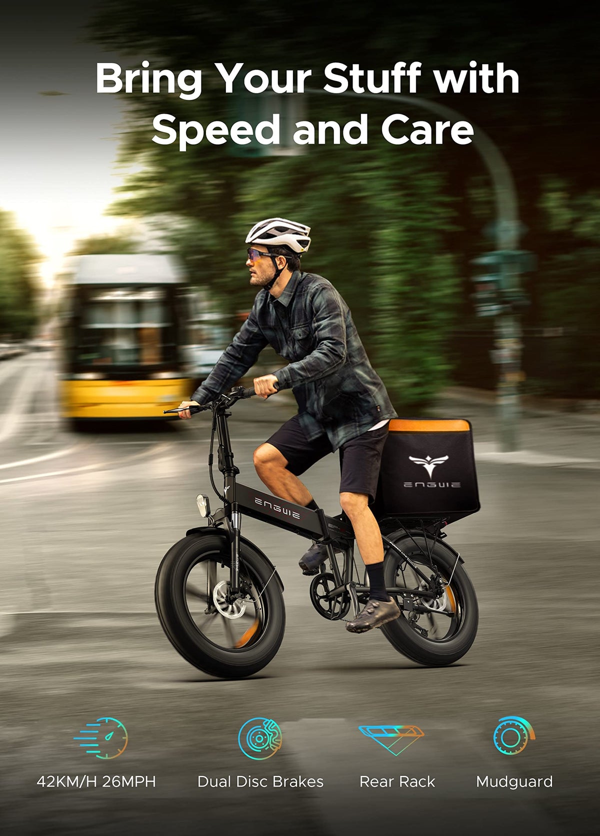 ENGWE EP-2 Pro Folding Electric Bike | 750W Motor | 48V 13Ah | Fat Tire | Canada
