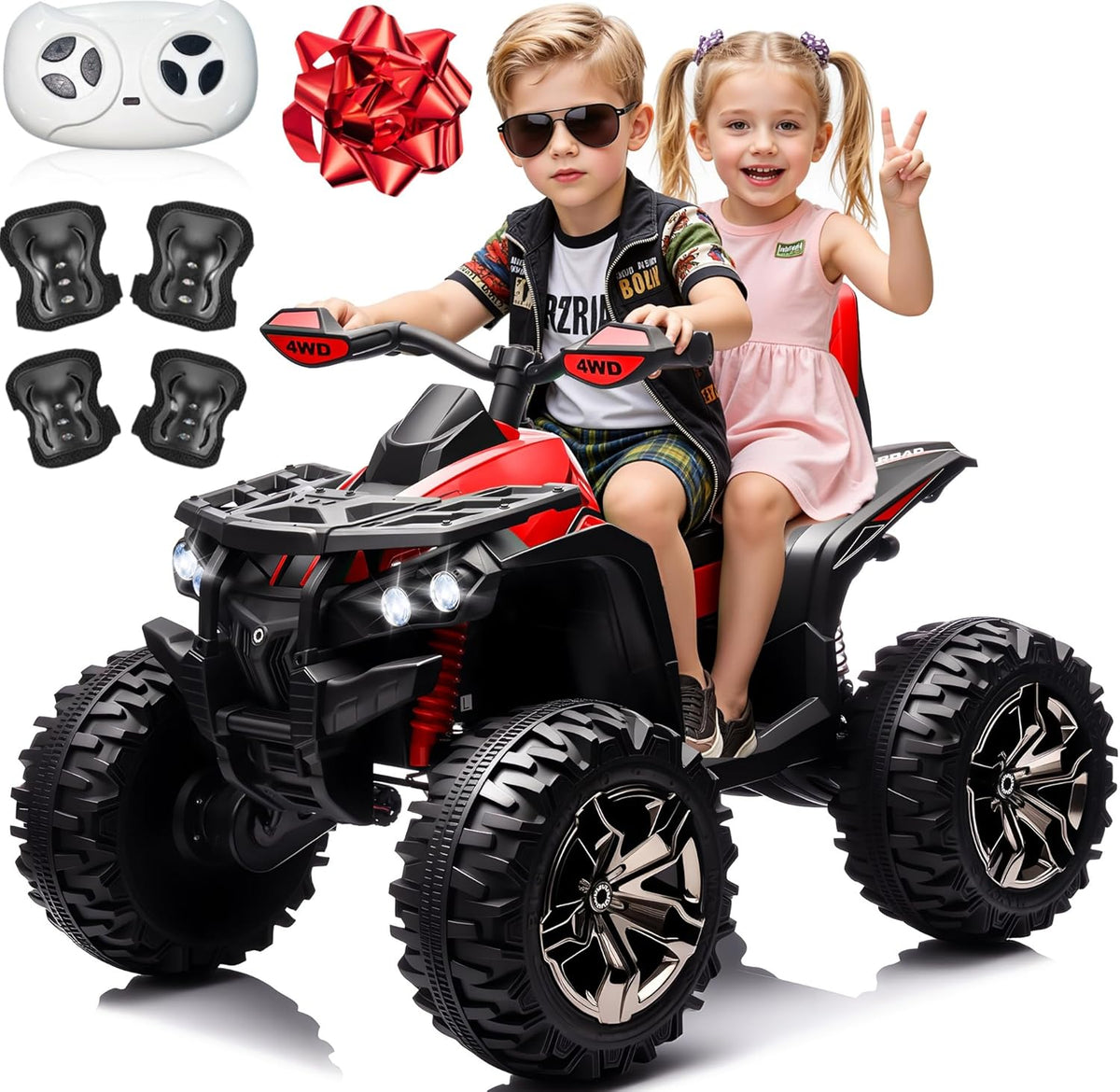 JOYRACER 24V 4x4 kids ATV Canada private-property ride