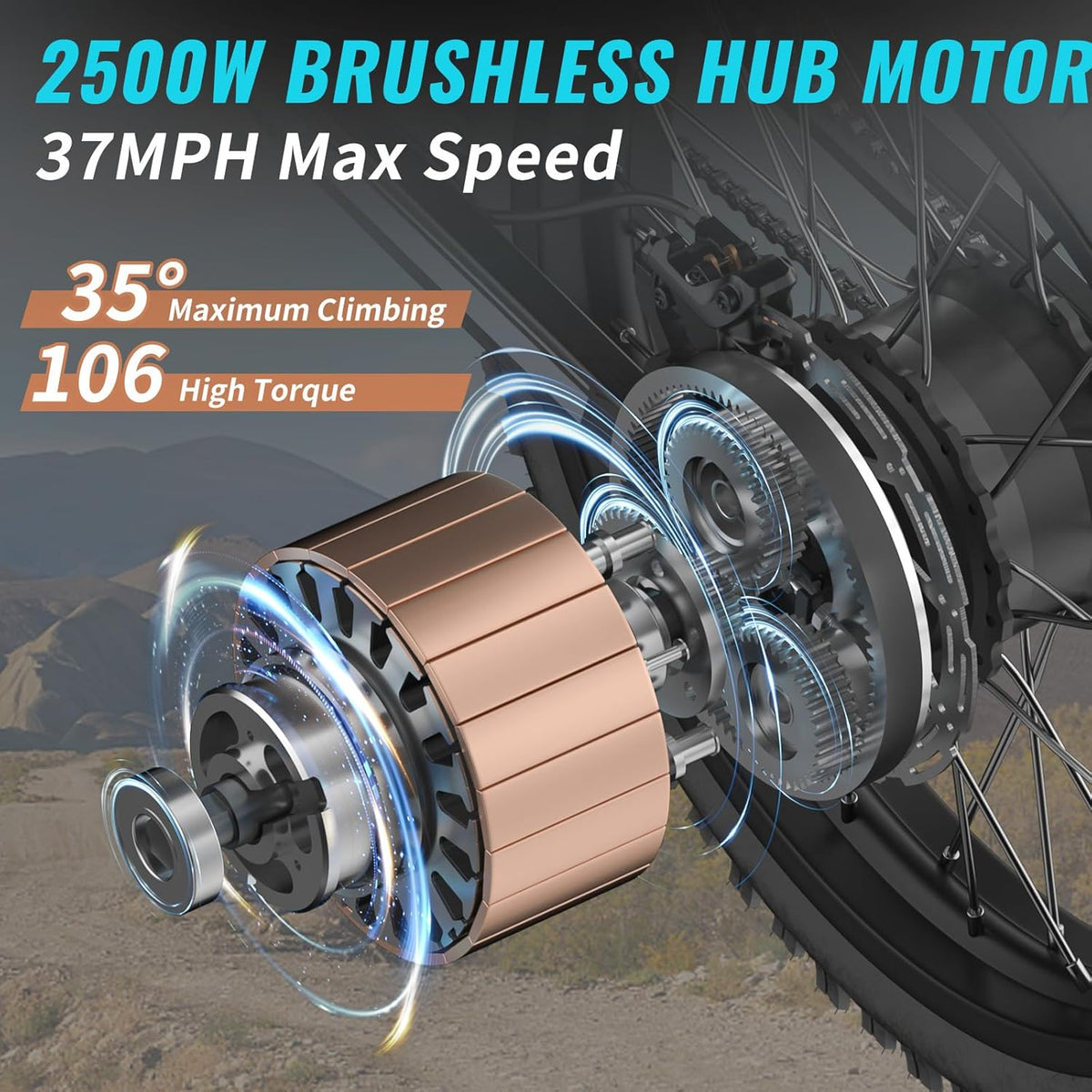 Bootime GT73 Electric Dirt Bike – Dual Battery 2400W Peak, Canada Edition