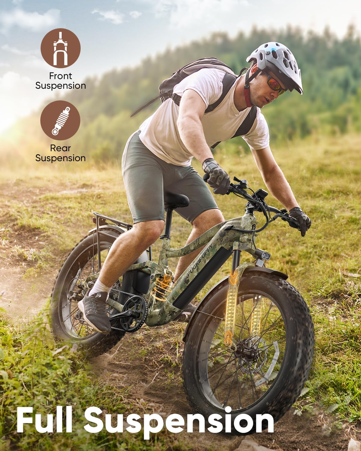 PUCKIPUPPY Boxer 1000W Fat Tire E-Bike Canada