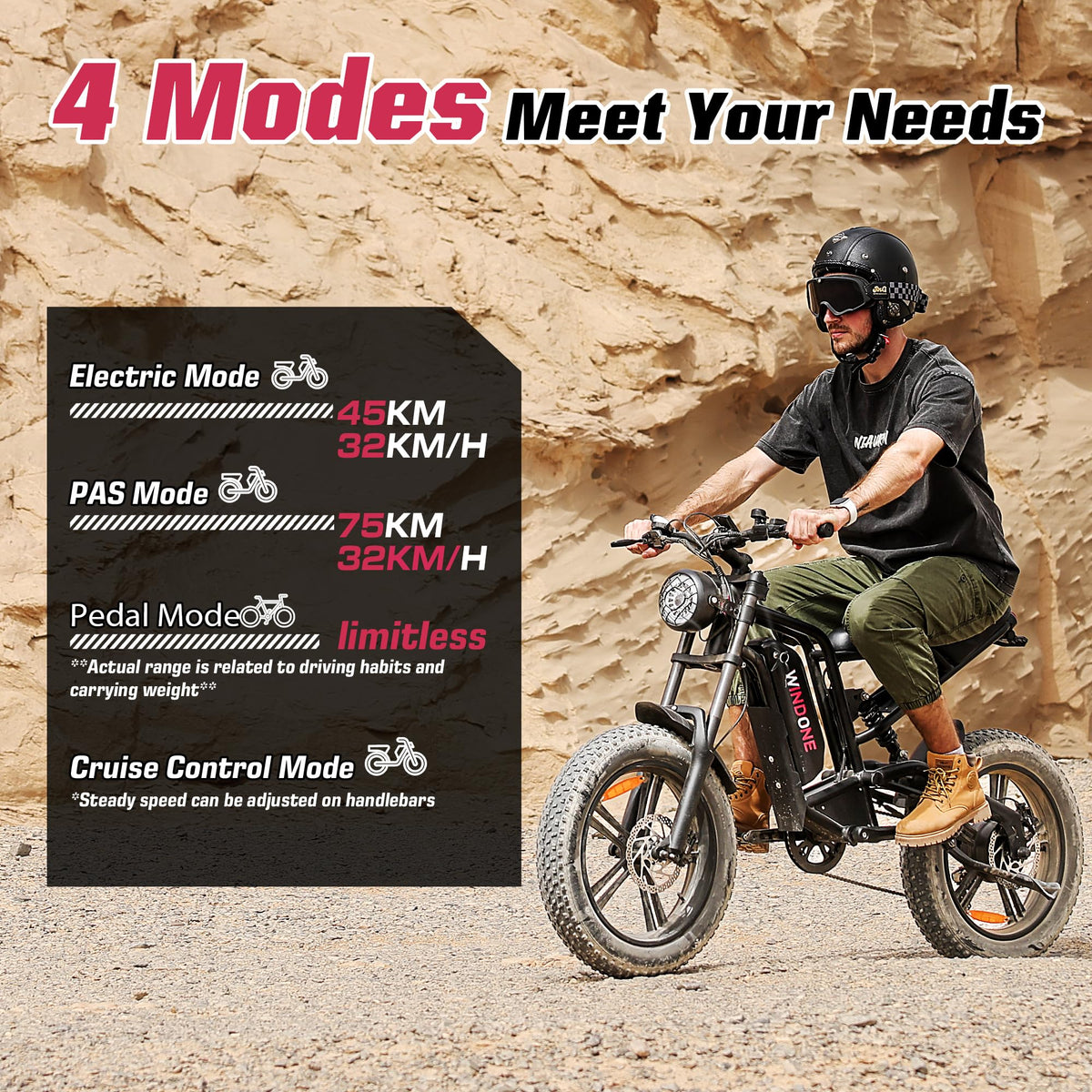 Windone K20 Electric Bike – All-Terrain Canada Power