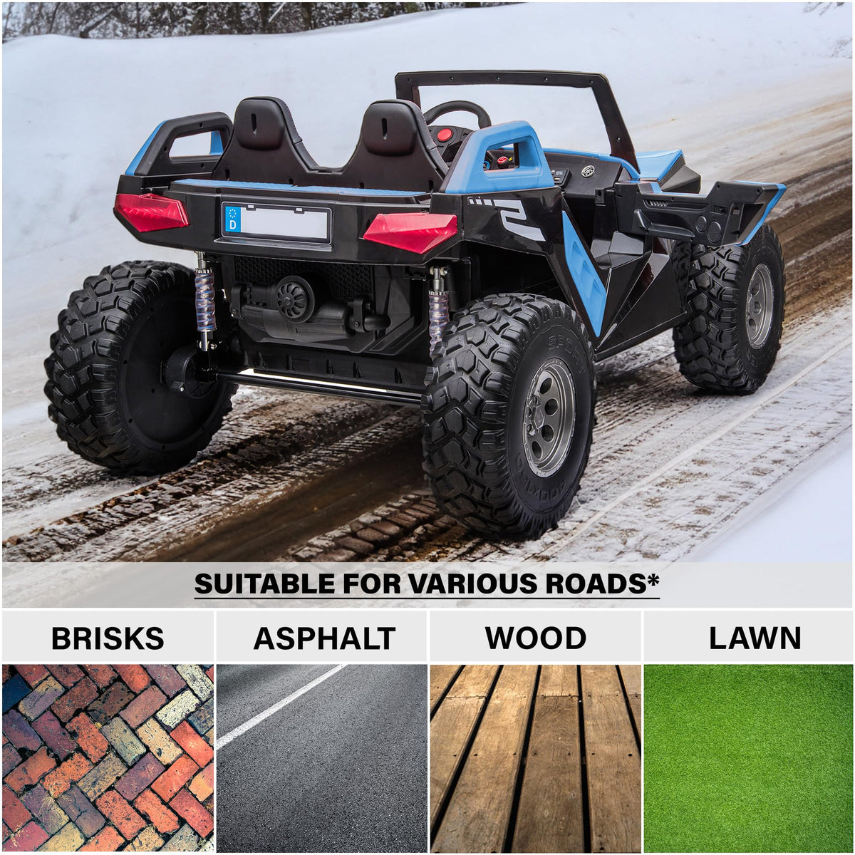 Voltz 24V Off-Road Ride-On Car for Kids Canada