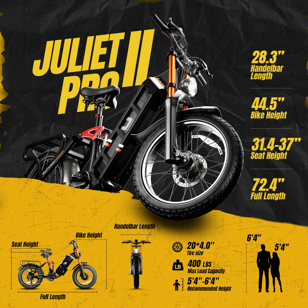 Eahora Juliet Pro II Dual Motor Electric Bike Canada