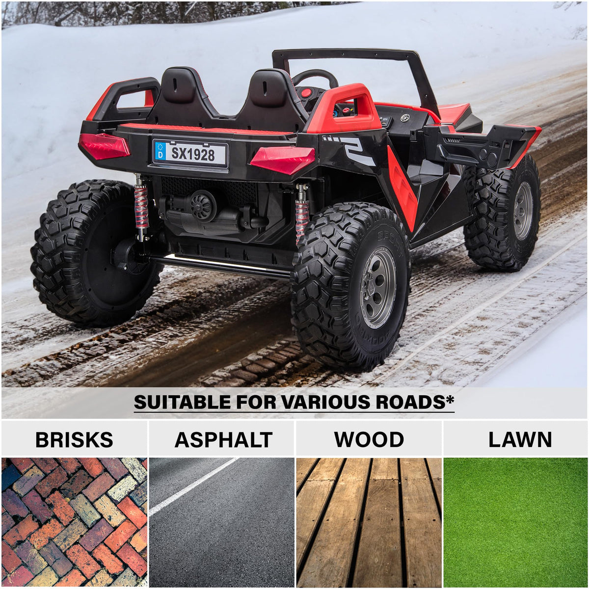 Voltz 24V Off-Road Ride-On Car for Kids Canada
