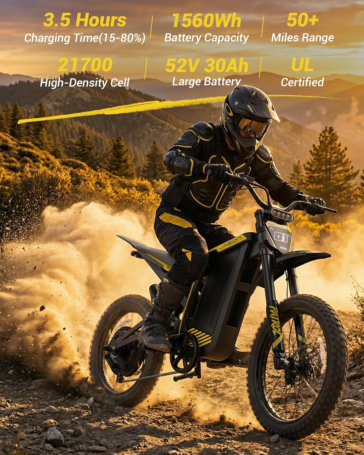 Jasion Patrol 52 Canada riding angle
