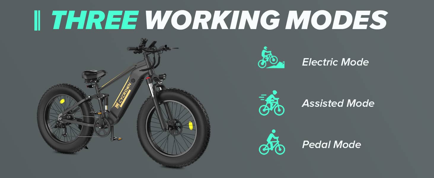 Cycrown Ultra Electric Bike for Adults- Street Rides