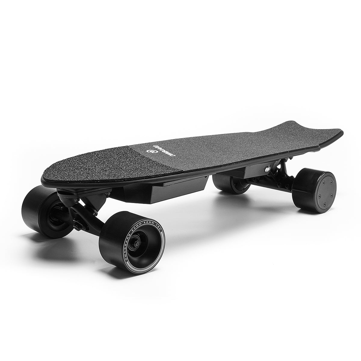 Ownboard Mini KT kicktail deck and dual-hub rear wheels