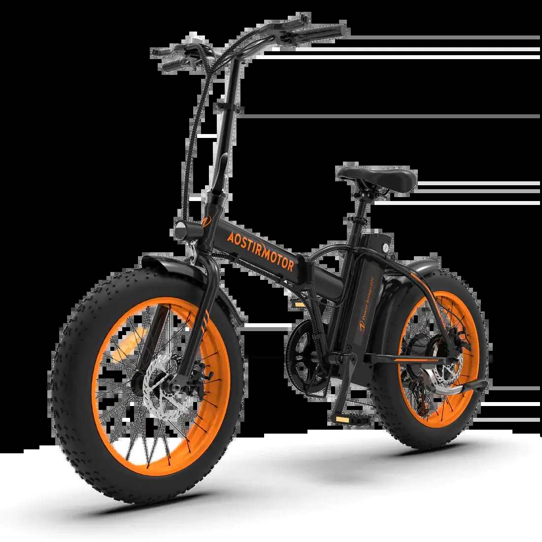 AOSTIRMOTOR A20 Canada compact folding frame detail