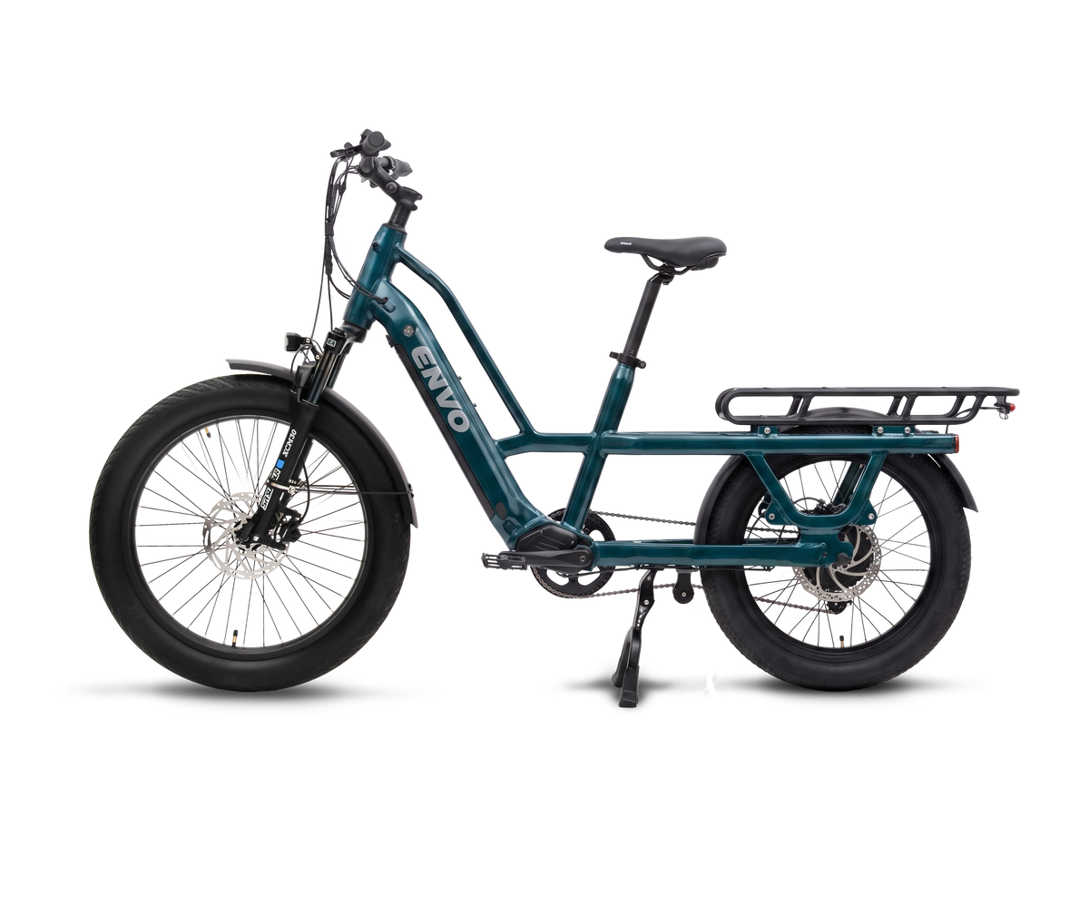 ENVO U50 electric bike, rear carrier detail