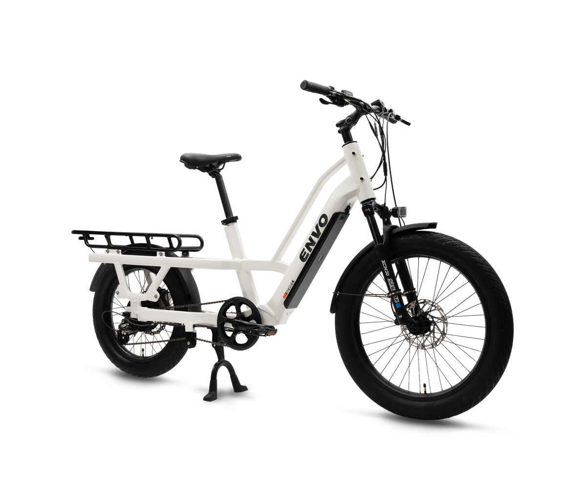 ENVO U50 electric bike, right side cargo view