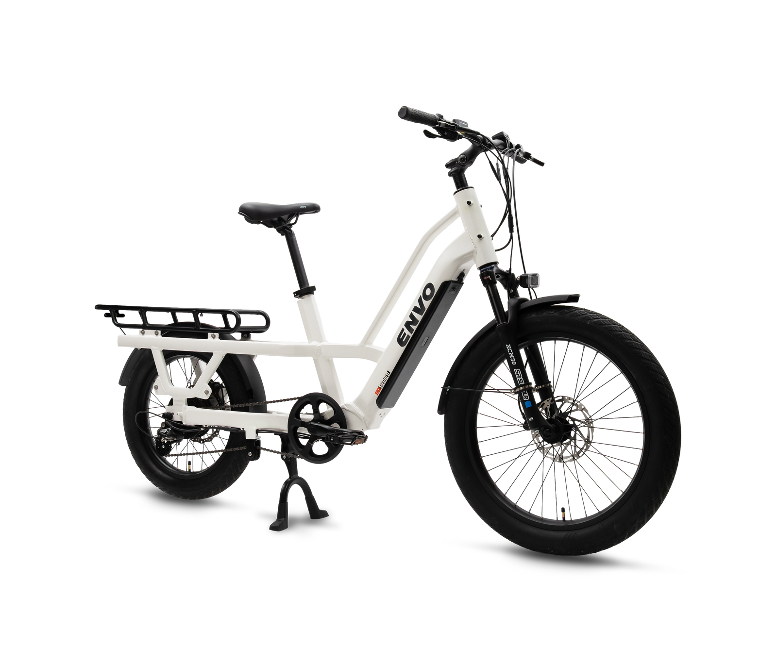 ENVO U50 electric bike, right side cargo view