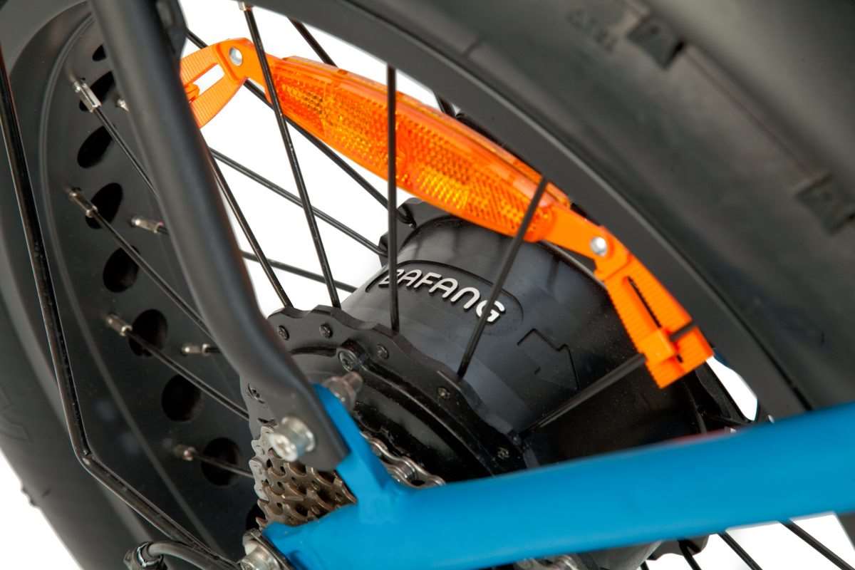 Bluerev Ultra High-Step Folding Fat Tire E-Bike -Street Rides