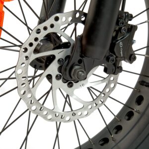 Bluerev Ultra Low-Step Folding Fat Tire E-Bike - Hydraulic Disc Brakes - Street Rides
