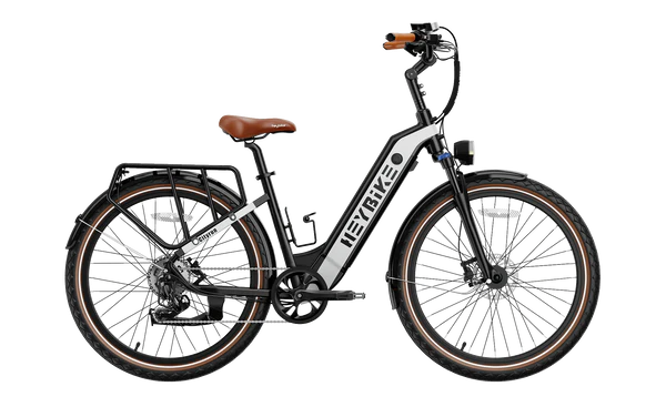 Heybike Cityrun electric bike Canada black colour view