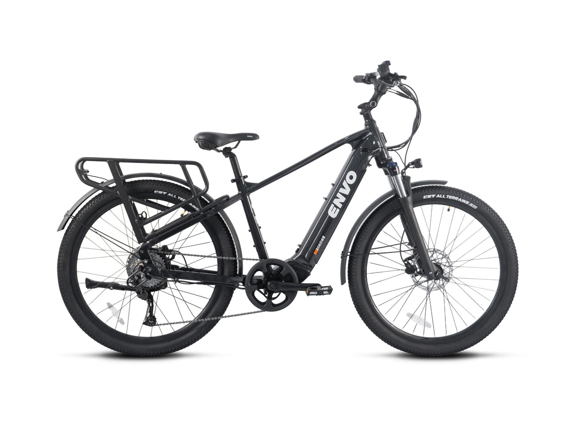 ENVO D50 electric bike, charcoal finish