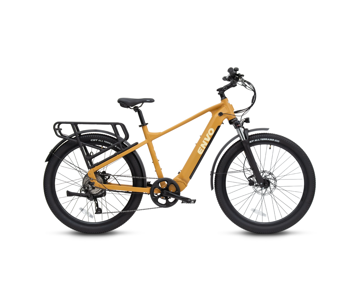 ENVO D50 electric bike, three-quarter front view