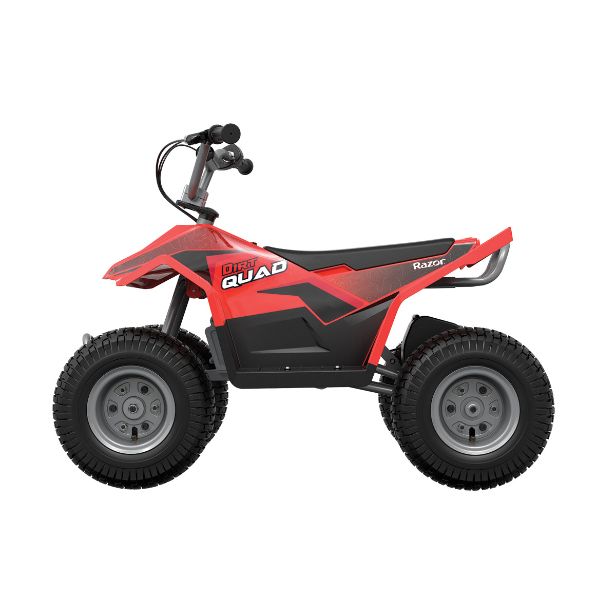 Razor Dirt Quad 24V Red - Left Side