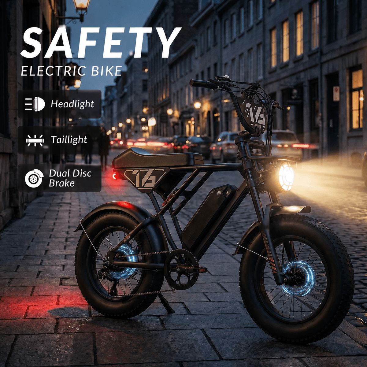 5TH WHEEL Knight EB16 Retro Electric Bike - image 11
