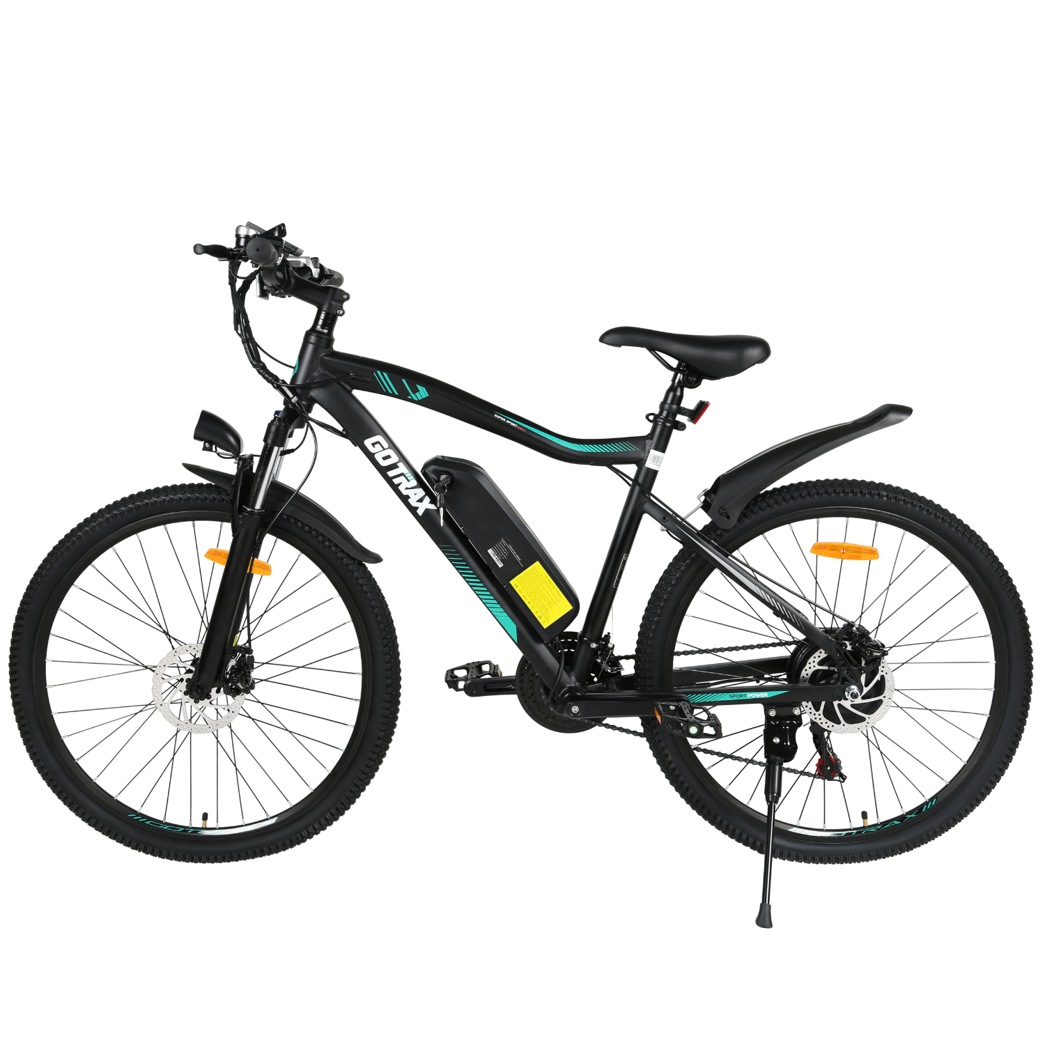 GOTRAX EBE3 electric bike Canada main view in black for commuter riding