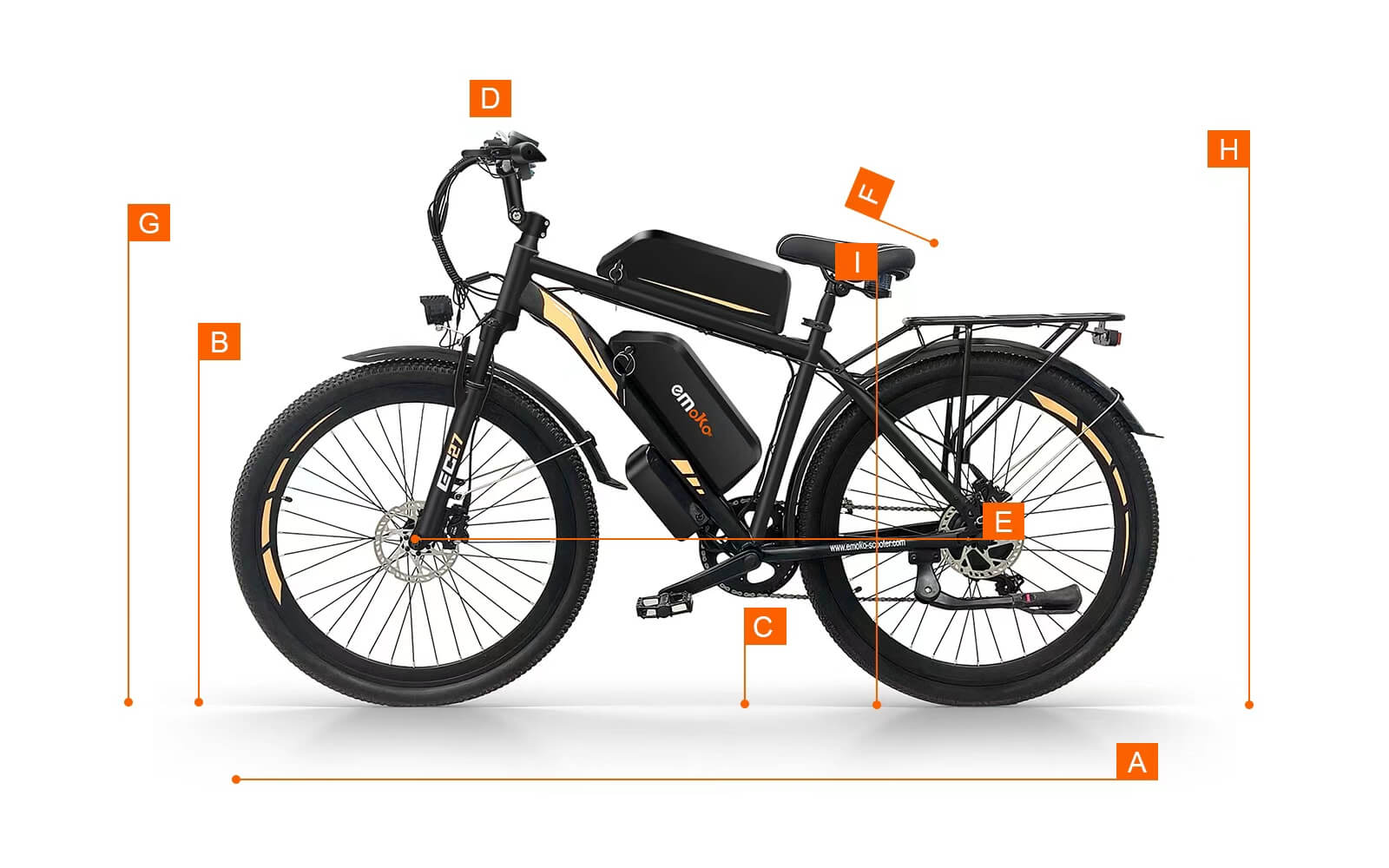 EMOKO EC27 electric bike Canada details image