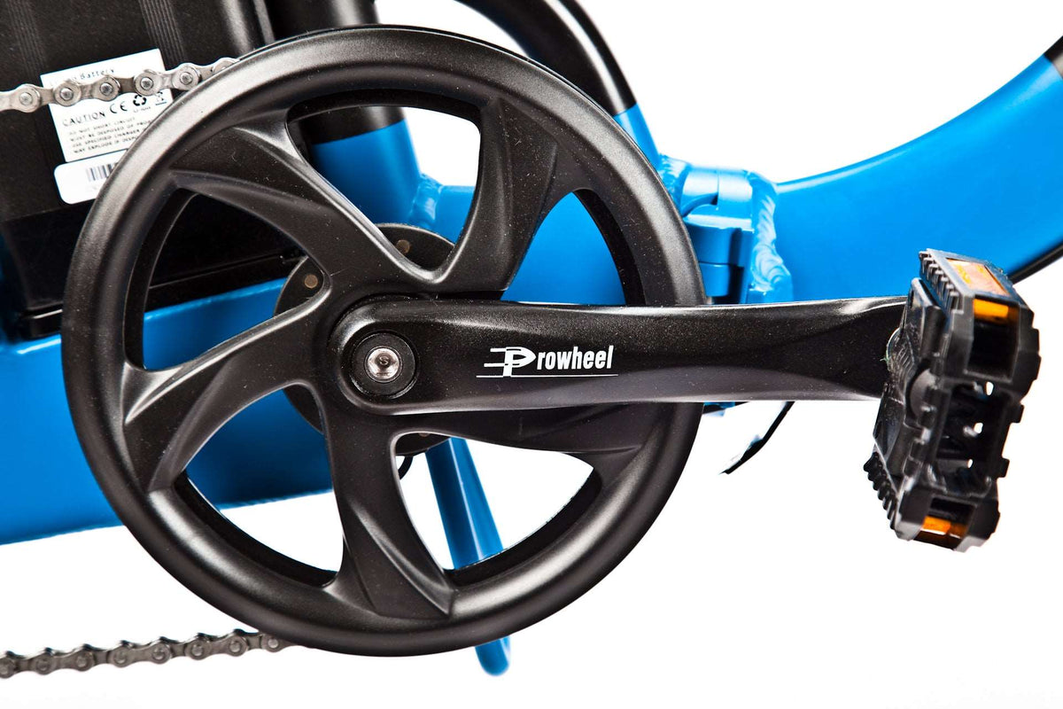 Bluerev Ultra Low-Step Folding Fat Tire E-Bike -Street Rides