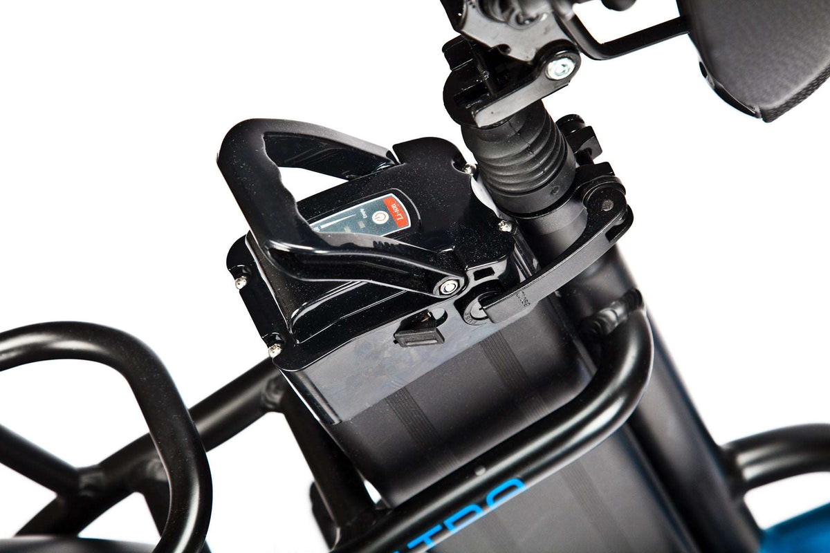 Bluerev Ultra Low-Step Folding Fat Tire E-Bike -Street Rides