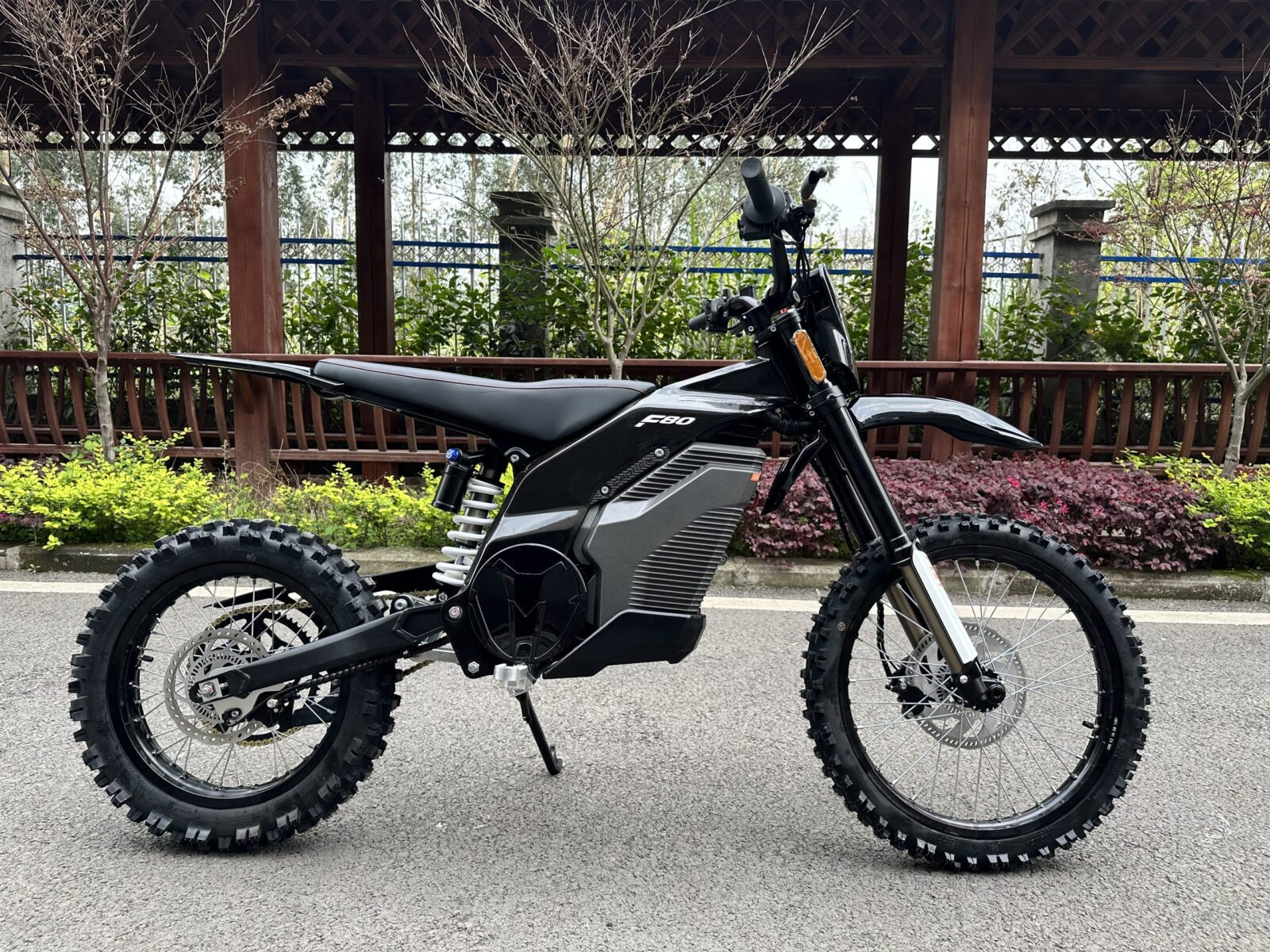 Caofen F80 Off-Road electric motorcycle Canada black profile image
