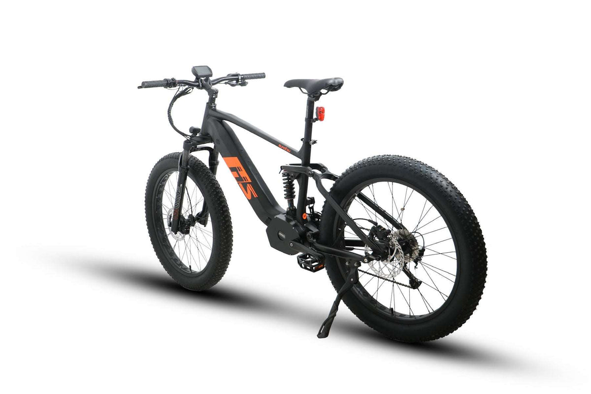 Eunorau FAT-HS1000W Mid-Drive Electric Bike - Street Rides