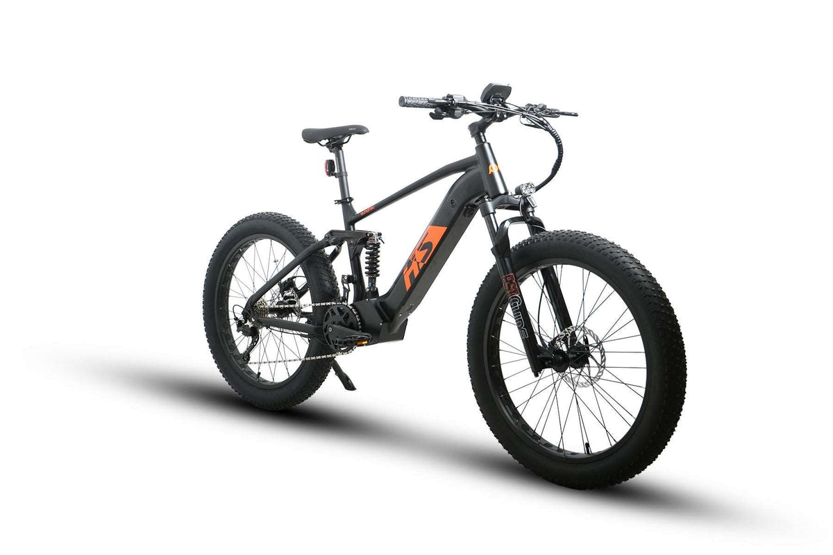 Eunorau FAT-HS1000W Mid-Drive Electric Bike - Street Rides