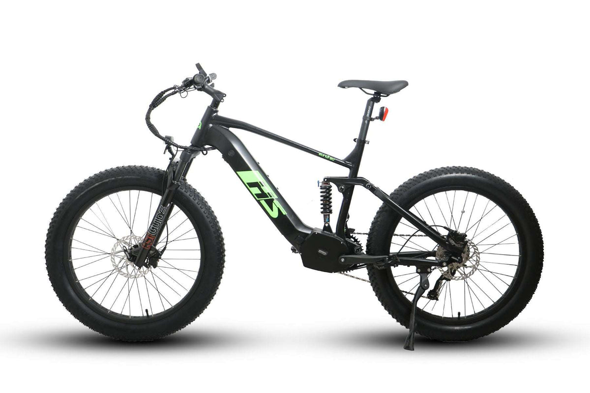 Eunorau FAT-HS1000W Mid-Drive Electric Bike - Street Rides