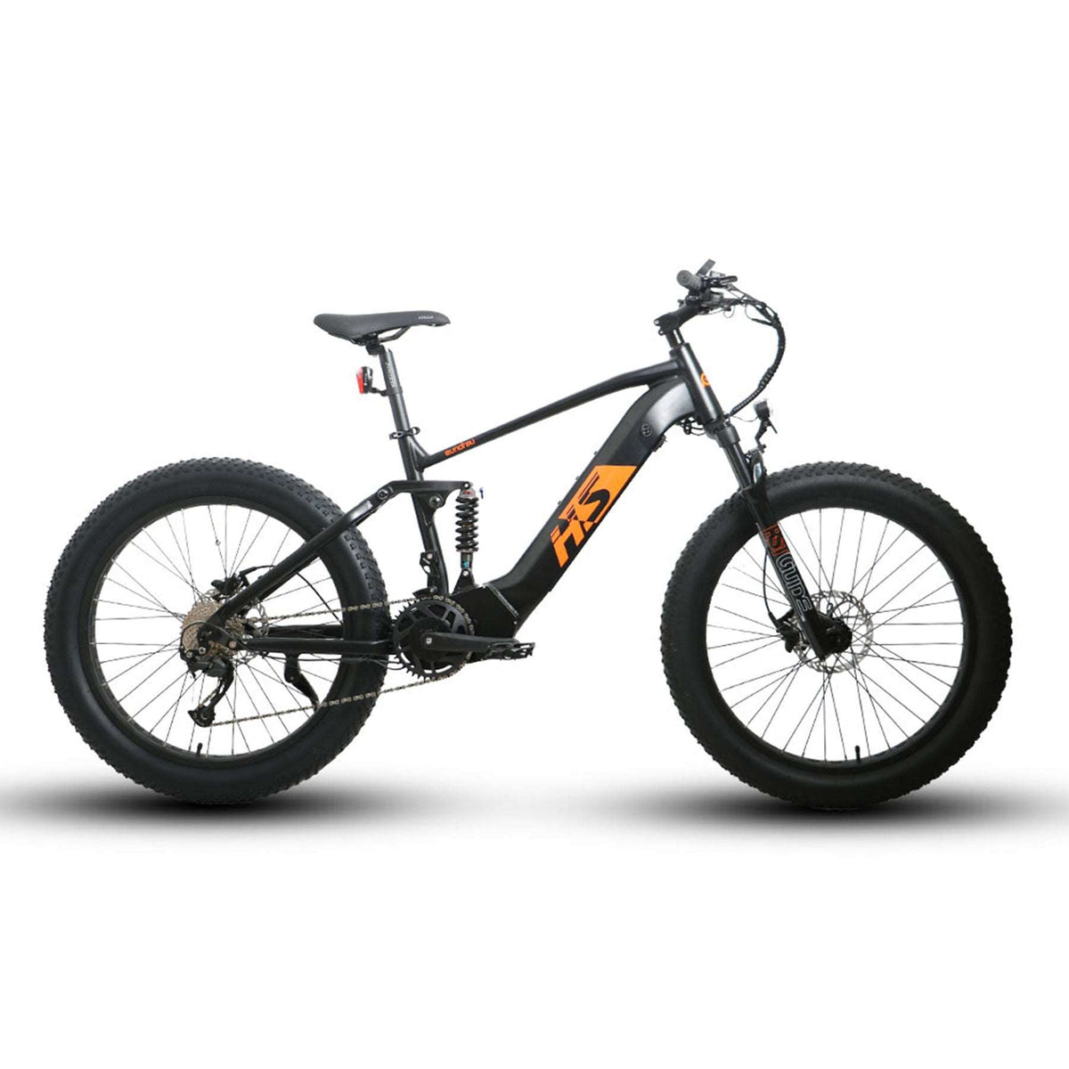 Eunorau FAT-HS1000W Mid-Drive Electric Bike - Street Rides
