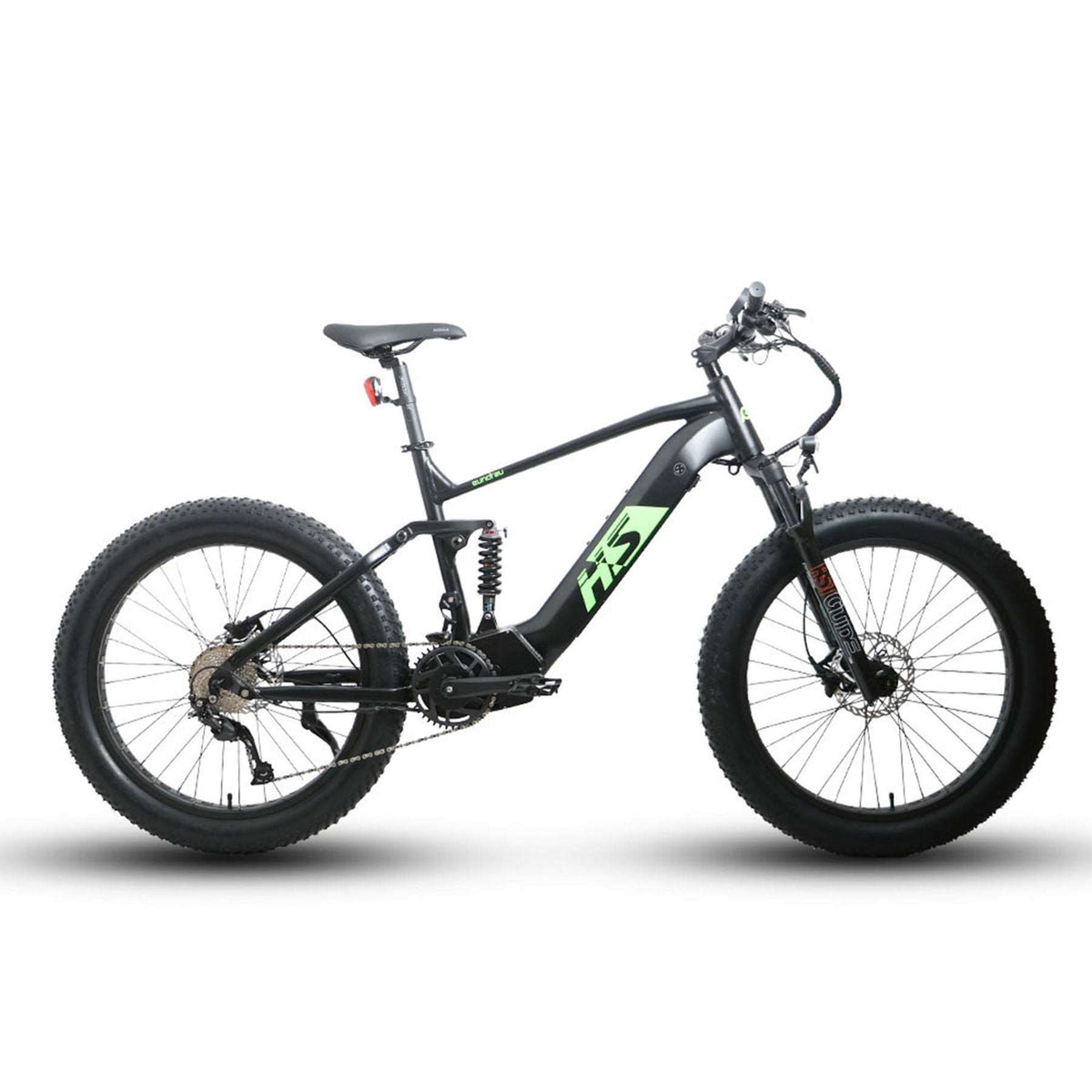 Eunorau FAT-HS1000W Mid-Drive Electric Bike - Street Rides
