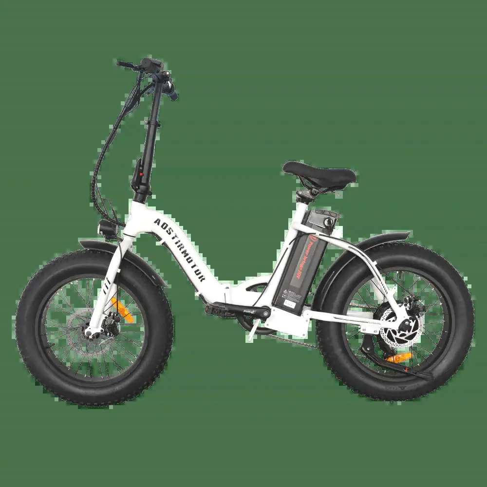 Aostirmotor G20 500W Step Thru Fat Tire E-Bike- Street Rides