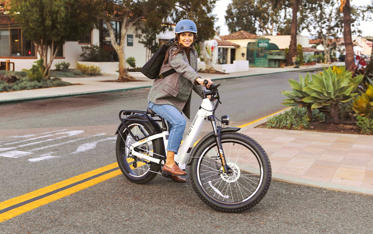 Heybike Alpha urban commuting view