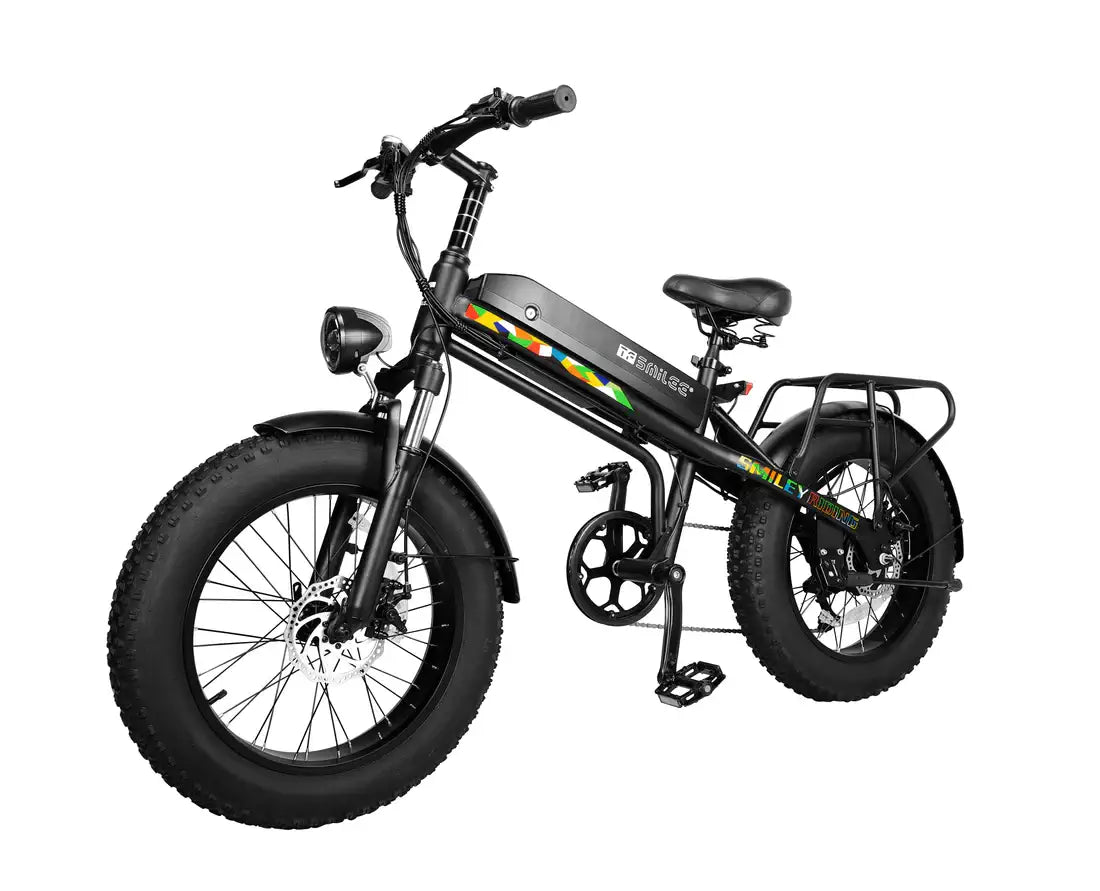 Smiley S5 Folding 20&quot; Electric Bike - Street Rides
