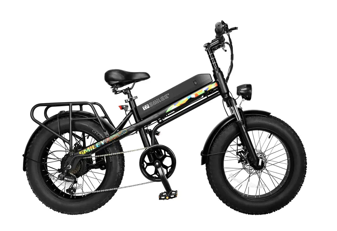 Smiley S5 Folding 20&quot; Electric Bike - Street Rides