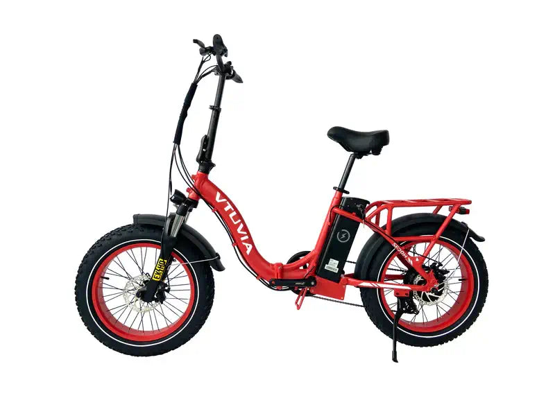 VTUVIA SF20H Step-Thru Folding Fat Tire E-Bike - Street Rides
