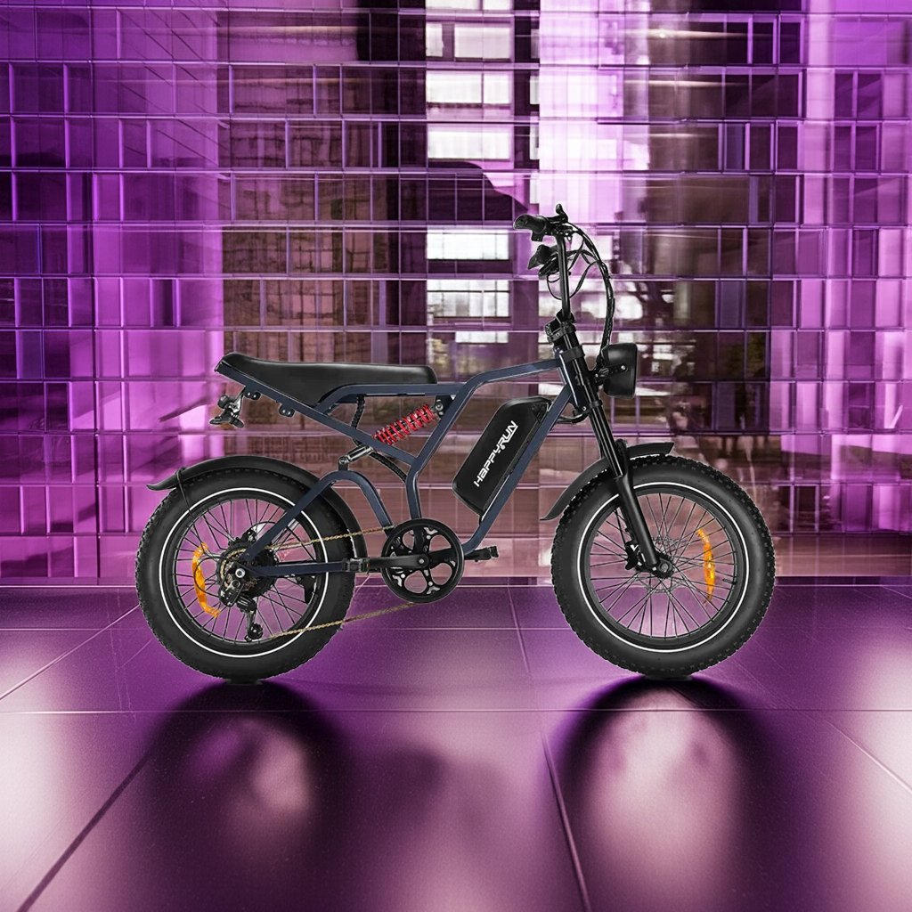 Happyrun Tank G60 Pro Offroad Electric Bike Fat Tire - Street Rides
