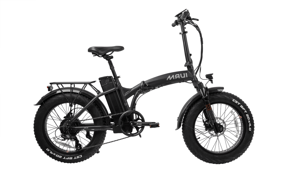 Maui Jack Electric Folding Bike 2023 - Top Speed 32 KPH, Range 50-70km