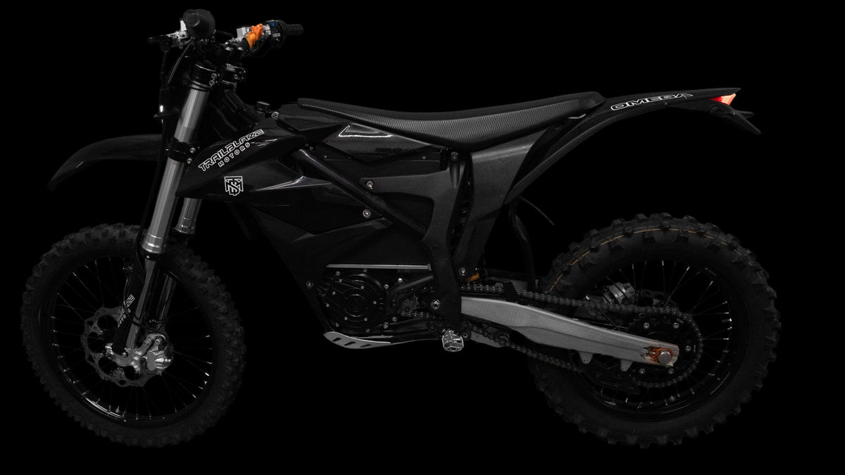 Trailblaze Motors Omega electric dirt bike side profile