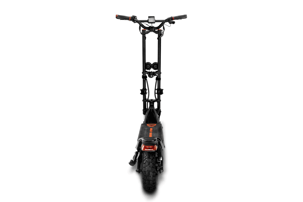 Kaabo Wolf Warrior X GT dual stem scooter detail